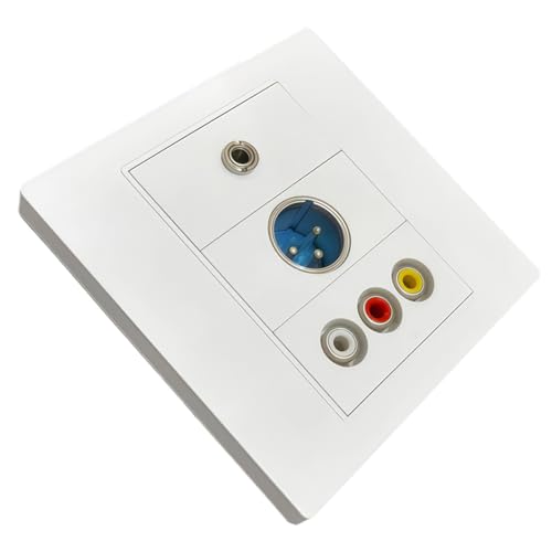 ordinarYone 86 Type Modulars Panel with Customizable Module Wall Plate Suitable for Multimedia Interfaces ABS Texture Embedded Frame