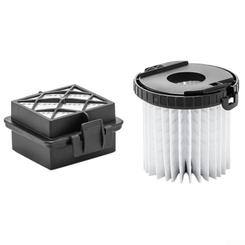 Kit de filtros de repuesto para aspiradoras Karcher – Para 2.863-240.0 y 2.863-239.0 – Filtros HEPA compatibles con VC5, VC5 inalámbrico (1+1)