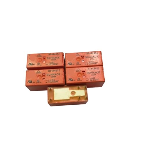 Relé RT444012 12VDC 8A 250VAC componente electrónico interruptor de 6 pines lote