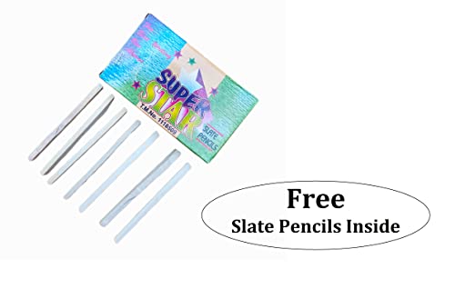 Image of GNR Plastic Black Board Slate For School Kids And Children Education Purpose For 1-3 Years Age | Free Slate Pencils Inside