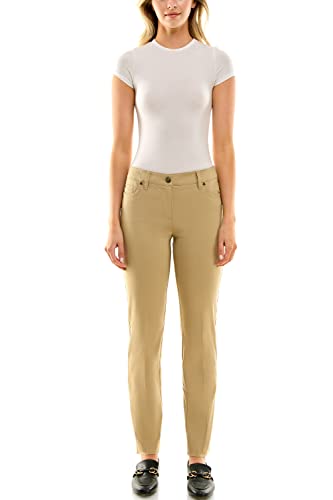 Image of Zac & Rachel Women's Millennium Fabric Pant - Perfectly Designed Woven Stretch Combination That Makes for The Most Flattering