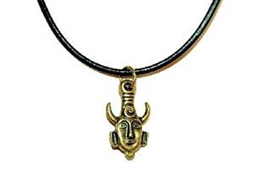 giftandpresent Unisex Halskette mit Dean Winchester Amulett, Gold, Bronze, Fashion Jewelry, Antiken Stil, 3,5 x 2 cm, 48 cm + 3 cm verstellbar, Supernatural Fans, Erwachsene