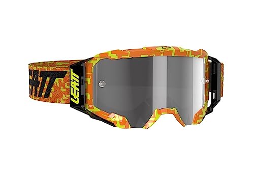 Leatt Velocity 5.5 Adult Off-Road Motorcycle Goggles - Neon/Orange/Light/Grey/One Size