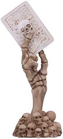 Ace Up Your Sleeve Skeletal Hand Figurine, 18.4cm
