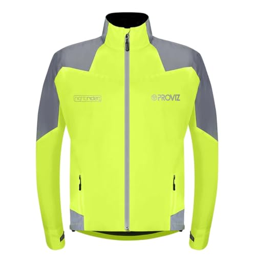 Reflective & Waterproof Cycling Jacket for Men by Proviz Spo...