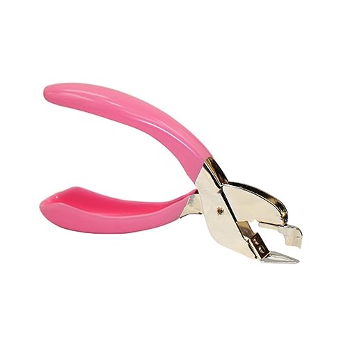 HONMEET Heavy Duty Staple Remover Pink Office Supplies Nail Puller Tool Handheld Stapler Removal Clip