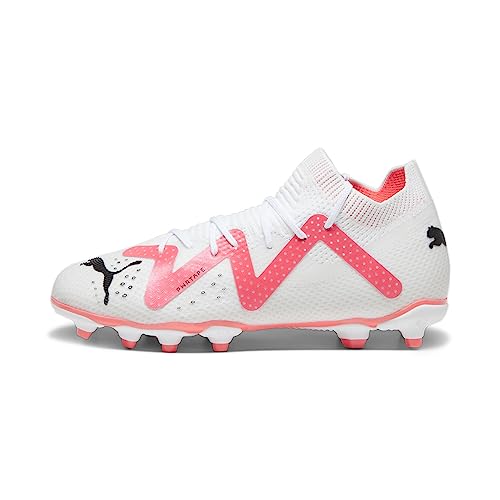 PUMA Future Pro Fg/Ag Jr Fussballschuh, White Black fire Orchid, 37 EU