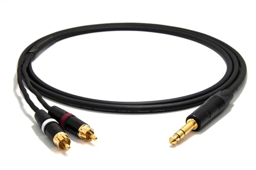 Mogami 2534 Quad de enoaudio para conectar interfaz TRS 6,3mm a amplificador RCA