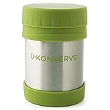 U Konserve 12-Ounce Stainless Steel Insulated Food Jar, Lime