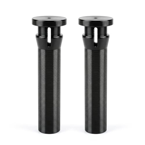 Heavy-Duty Trash Can Lid Hinge Pins (2 Pack) – CNC Solid Nylon (Not 3D Printed) | Fits Rehrig, Sierra & Huskylite 95-Gallon Bins | Commercial Latch Repair Kit – Black