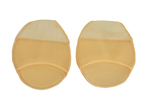 Women no Show Toe Socks, Women Toe Cover with Padding, Toe Topper with Non-Skid Bottom, Reusable Nylon Toe Protectors 4 Pairs