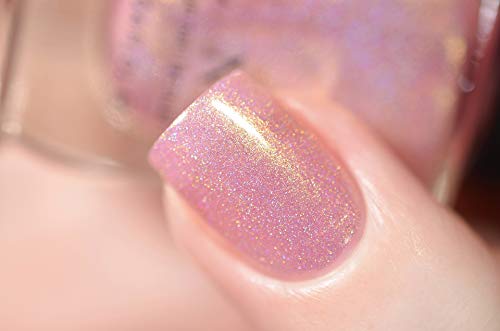 Image of ILNP Yes Please - Soft Pink Holographic Shimmer Nail Polish