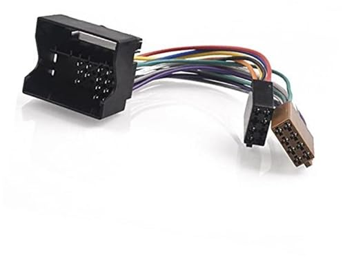 Pizgear Adaptateur quadlock de câble de commutateur d'adaptateur ISO d'autoradio, for Skoda, Fabia, for Octavia, for Superb, for Seat, Leon Ibiza avec...