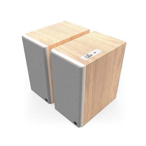 Image of Klipsch The Sevens II Dolby Atmos 6.5 inch Powered Speakers Red Oak (Pair)