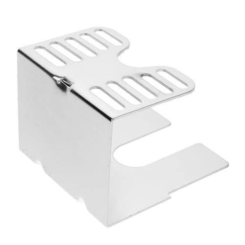 Alipis Pieza de soporte para parrilla BBQ montaje cocinando pesado asador Accesorio barbacoa acero inoxidable Soporte motor fácil instalación soporte del motor soporte de barbacoa Silver