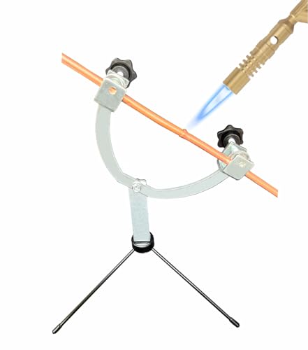 Copper Pipe Welding Tool, Welding Bracket for HVAC Repair,Copper Pipe Welding Bracket,One-Person Operation, Anti-Shake Design for Secure Welds, Adjustable Angles, Compact Portable Welding Kit