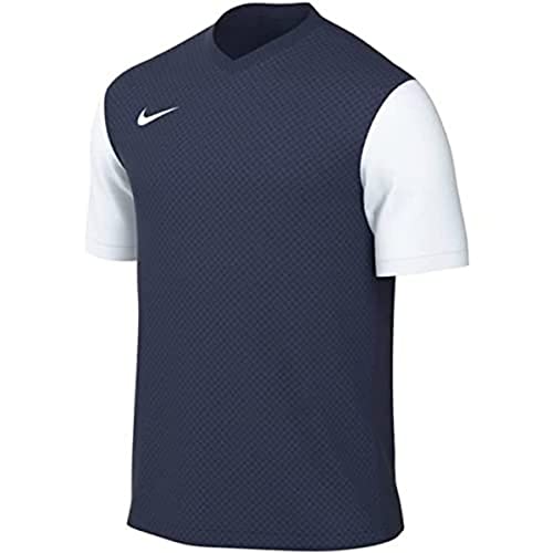 Nike Mens Jersey M NK DF Tiempo Prem II JSY SS, Midnight Navy/White/White, DH8035-410, S