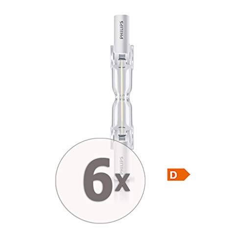 Preisvergleich Produktbild Gardopia Sparpaket: Philips Eco-Halogenstab R7s 60 Watt - 6 Stück