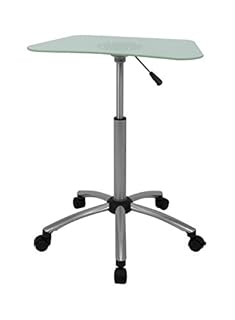 UPC 017342035294 product image for Studio Designs Vision Mobile Cart in Silver with Frosted Glass 403529 (B00CY454B | upcitemdb.com