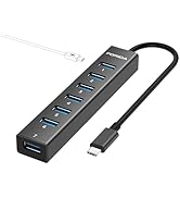 Amazon.com: FORIDA USB C Hub-8 Port USB HUB with 7 USB3.0 Data