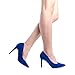DREAM PAIRS Zapatos de Tacón Alto Pump para Mujer Azul Real 40.5...
