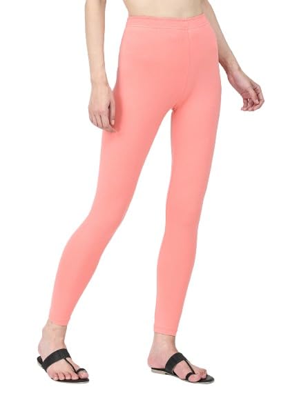 Image of Robinbosky Premium Stretchable Cotton Ankle Legging for Women | Suitable for Formal wear & Casual wear | High-End Elastic Makes The Leggings Squat Proof and Durable for Travel, Yoga, & Workout.