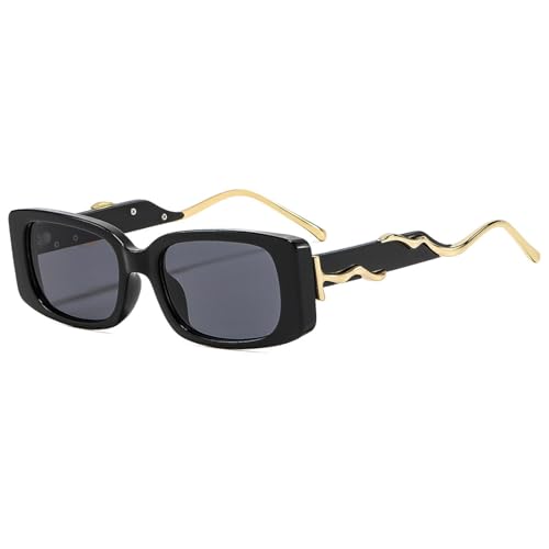 Lunettes de soleil femmes snake square à grande monture tendance