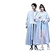 SANSHIKEJI EVA Disposable Raincoat Long Full Body Anti-rain Transparent Thickened Adult Men and Women Single Disposable Raincoat