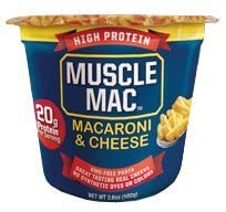 Miniatura 2 de Muscle Mac Taza para microondas con macarrones y queso con alto contenido de proteínas, 3 tazas