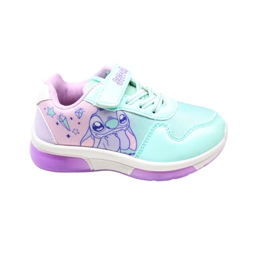 Disney Stitch Zapatos Niñas, Calzado Diseño Stitch Deportivas Bajas, Incluye Caja de Regalo, Talla EU 30