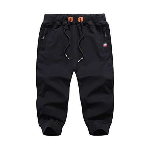 Short de sport homme léger en coton décontracté et short de plage
