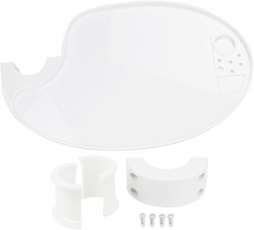 Miniatura 4 de Accesorios montados poste plástico de la silla de la odontología de la bandeja del estante de la bandeja redonda dental de la forma