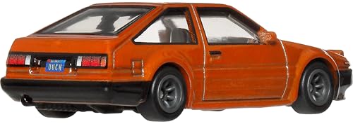 Image of Hot Wheels Car Culture Premium 1:64 Scale Die-Cast Toyota AE86 Sprinter Trueno with Real Riders Tires & Metal /Metal Body & Chassis, Japan Historics 5
