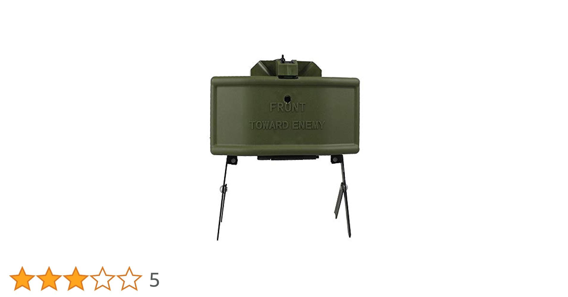 M18A1タイプクレイモア ワイヤレスリモコン付属 指向性対人地雷 電池サービス M18A1タイプクレイモア (ワイヤレスリモートコントローラー付属