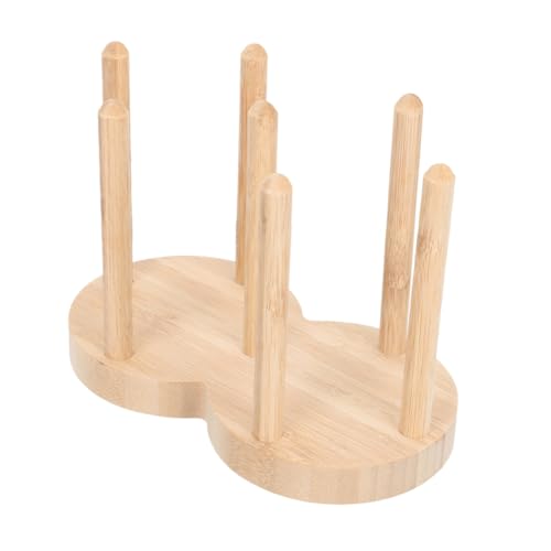 balacoo Wooden Cup Dispenser and Lid Holder Compact Organizer for Supplies for Outdoor Picnics Camping and Party Events