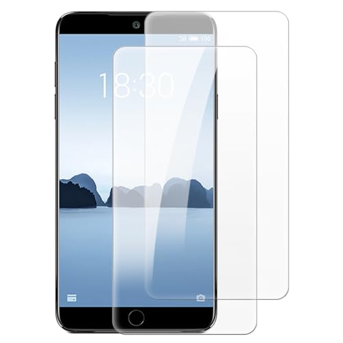 Shantime [2 piezas Protector Pantalla Cristal Templado Compatible con Meizu M15 (5.46 pulgadas), HD Claro Antirrayas Sin Burbujas