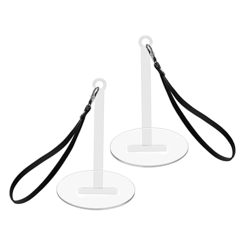 2Pcs Portable Wrist Yarn Holder With Wrist Strap For Crocheting Knitting Project Clear Yarn Dispenser With Wristband