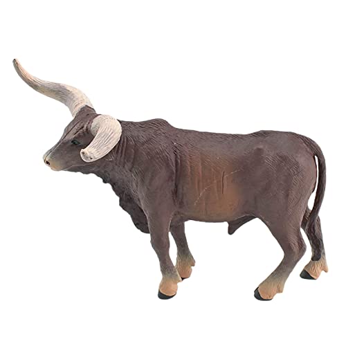 estatueta de vaca | Brinquedo de figura de modelo animal realista,Estatueta de gado, brinquedo educa
