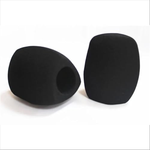 Pokładki piankowe mikrofonu, 2 Pcs Multicolor Triangle Foam Microphone Windscreen For Handheld Interview Mics(Blue)