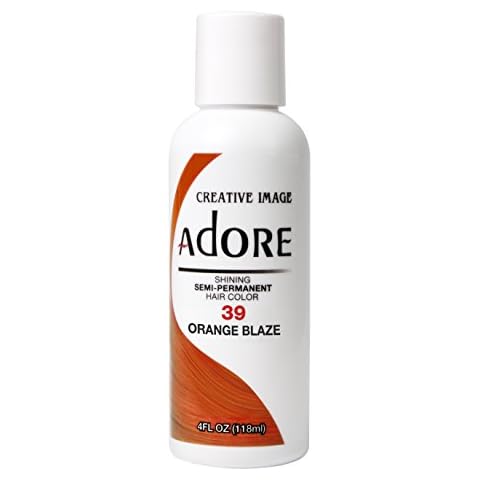 Adore Shining Semi Permanent Hair Colour, 39 Orange Blaze Cover