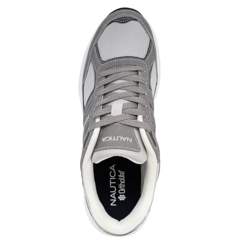 Image of Nautica Mens Running Sneakers Sport Fashion Lace-Up Athletic Soft Shoes for Gym Tennis Men - Cushioned, Breathable, Lightweight & Comfortable