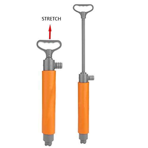 Bomba manual, canalização de barco portátil, caiaque, porão, flutuante, resgate de emergência, ferra