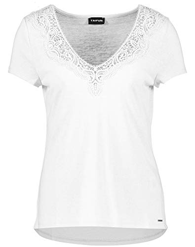 Preisvergleich Produktbild Taifun Womens 1 / 2 Arm T-Shirt, Offwhite, 38