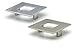 Italian Designs Square Pull in Polished Chrome