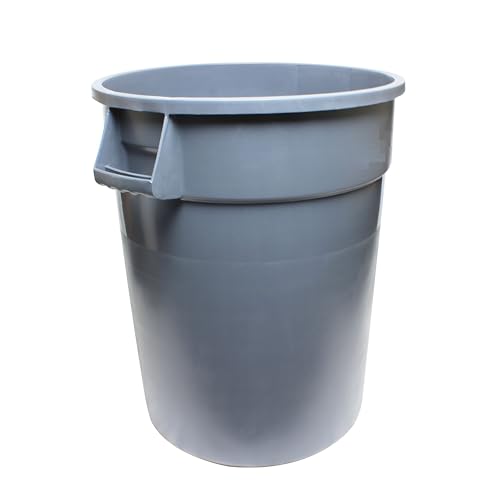 Caneca de basura redonda TrueCraftware 20 galones gris