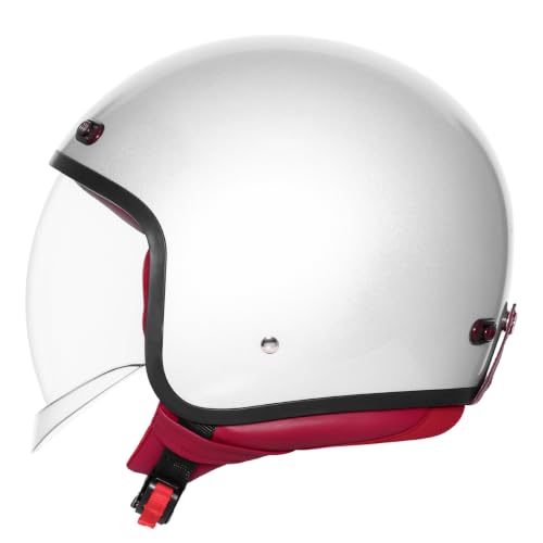 Image of Steelbird SBH-67 Retro 5.0 DOT and ISI Certified Open Face Helmet for Men and Women