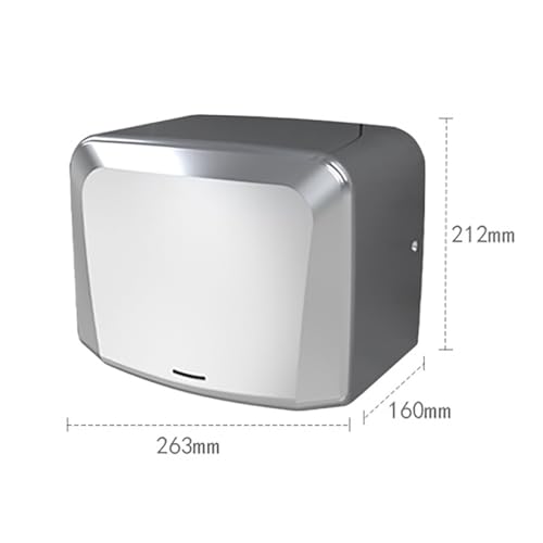 Sèche-mains automatique mural en acier inoxydable avec séchage optimal - 8