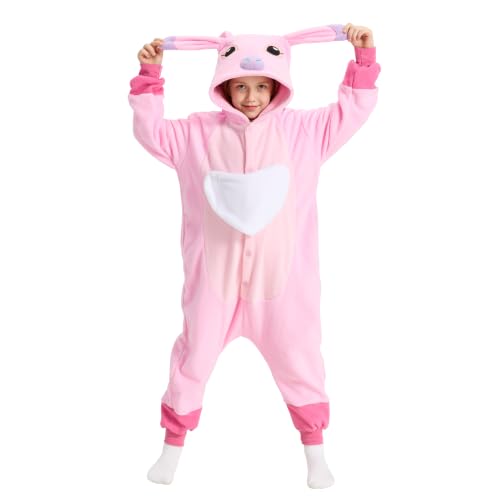 Wishliker Kids Animal Onesie Pajamas Halloween Cosplay Costume One Piece Christmas Girls Boys Party Wear