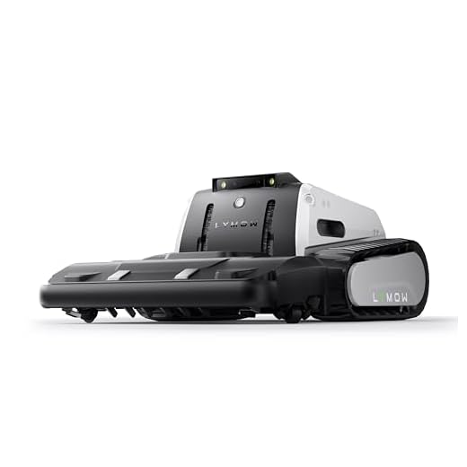 Lymow One Plus Robot Lawn Mower Wire-Free with RTK and Vision Navigation, 100% (45°) Slope Climbing, 1.1 Acres Daily Coverage, 16-Inch Dual-Blade Cutting Width, App Control, Multi-Zone Management