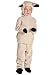 Wooly Sheep Costume for Kids Little Lamb Costume for Children Medium Ivory